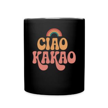 Ciao Cacao - Mug uni - noir - Devant