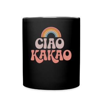 Ciao Cacao - Mug uni - noir - Devant