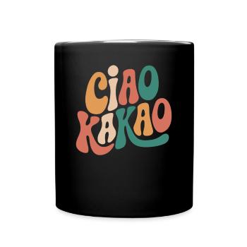Ciao Cacao - Mug uni - noir - Devant