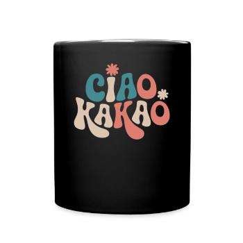 Ciao Cacao - Mug uni - noir - Devant