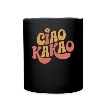 Ciao Cacao - Mug uni - noir - Devant