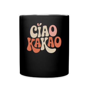 Ciao Cacao - Mug uni - noir - Devant
