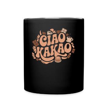 Ciao Cacao - Mug uni - noir - Devant