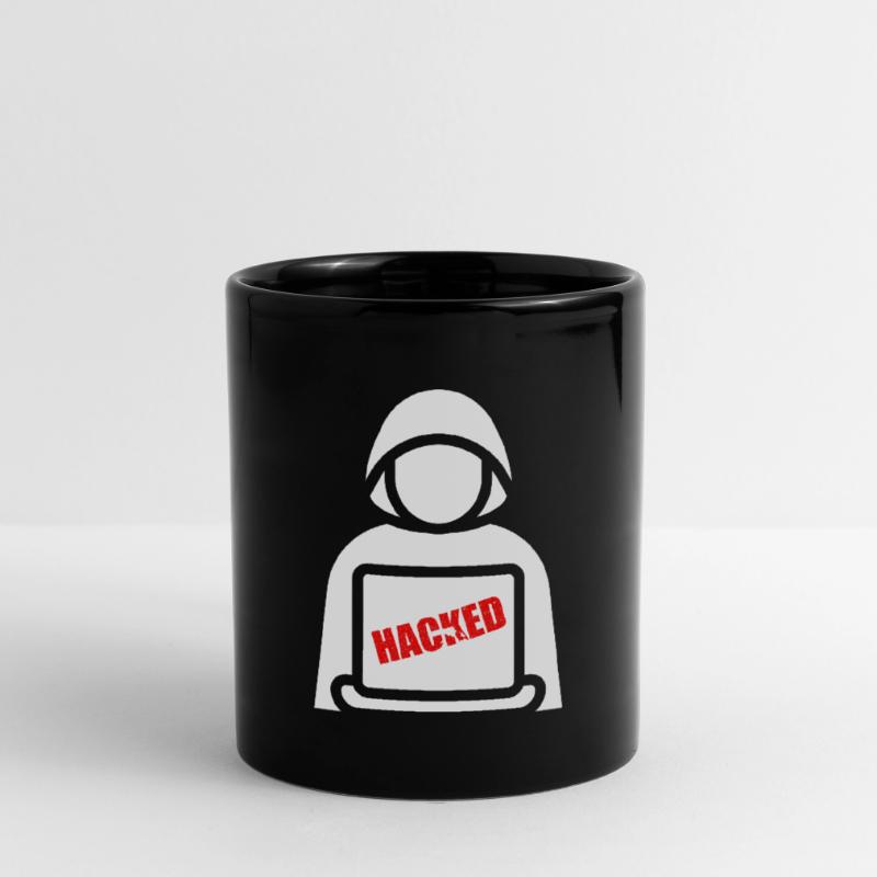 Hacker im Schatten Tasse einfarbig