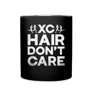 XC Running Cross Country Runner XC Runner - Tasse einfarbig - Schwarz - Vorne
