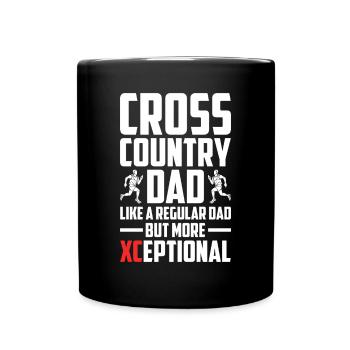 XC Running Cross Country Runner XC Runner - Tasse einfarbig - Schwarz - Vorne