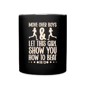 XC Running Cross Country Runner XC Runner - Tasse einfarbig - Schwarz - Vorne