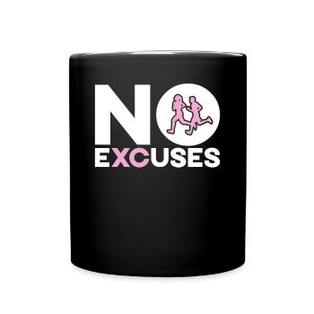 XC Running Cross Country Runner XC Runner - Tasse einfarbig - Schwarz - Vorne