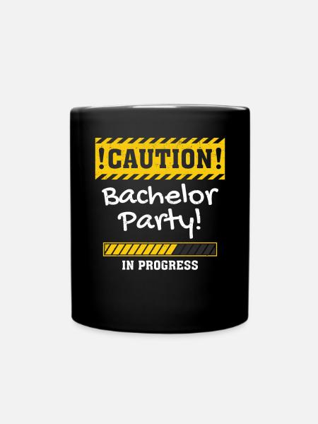 Junggeselle Jungesellenabschied - Tasse einfarbig - Schwarz