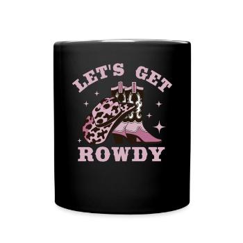 Hen bachelorette party bride - Full Colour Mug - black - Front