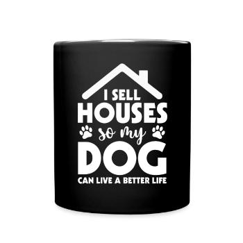 Real Estate Agent Real Estate Agent Gift - Full Colour Mug - black - Front