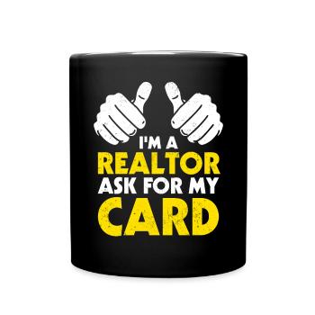 Realtor - Full Colour Mug - black - Front