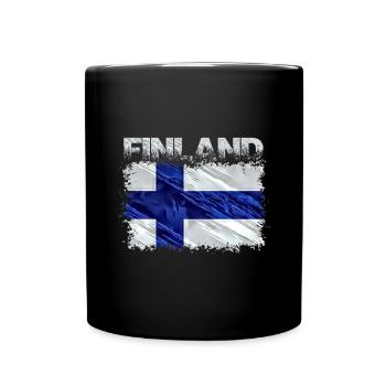 Finland - Full Colour Mug - black - Front