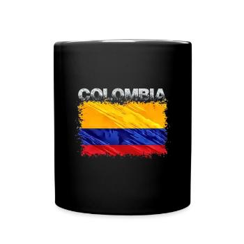 Colombie - Mug uni - noir - Devant