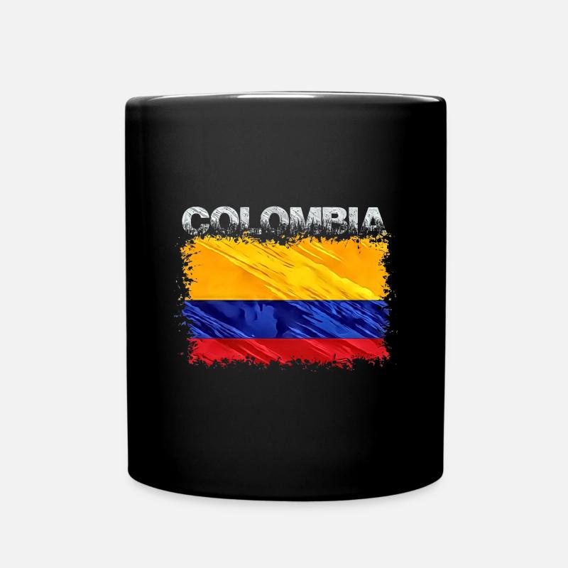 Kolumbien - Tasse einfarbig - Schwarz