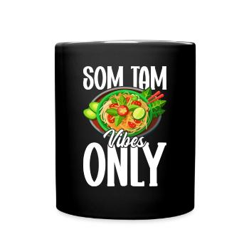 Som Tam Thai Papaya Salad Thai Salad Thai Food - Full Colour Mug - black - Front
