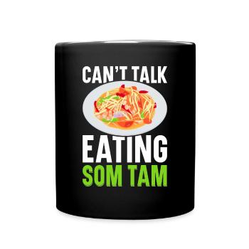 Som Tam Thai Papaya Salad Thai Salad Thai Food - Full Colour Mug - black - Front