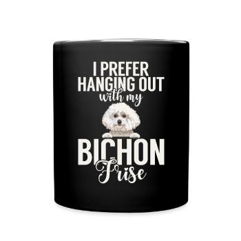 Cadeaux Bichon Frisé - Mug uni - noir - Devant