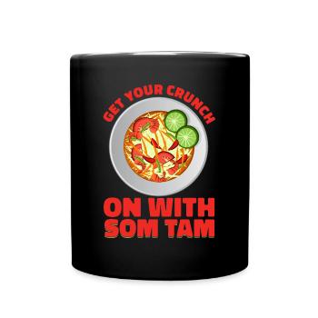 Som Tam Thai Papaya Salad Thai Salad Thai Food - Full Colour Mug - black - Front