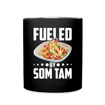 Som Tam Thai Papaya Salat Thai Salat Thai Food - Tasse einfarbig - Schwarz - Vorne