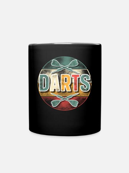 Darts - Tasse einfarbig - Schwarz