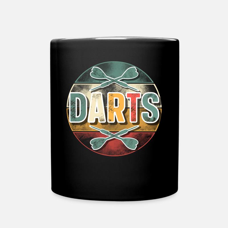 Darts - Tasse einfarbig - Schwarz