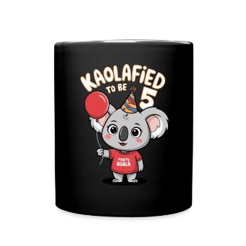 KaolaFied fêtera ses 5 ans Koala - Mug uni - noir - Devant