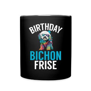 Cadeaux Bichon Frisé - Mug uni - noir - Devant