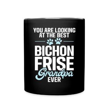 Bichon Frise Gifts - Full Colour Mug - black - Front