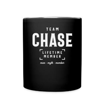 Team Chase Personalized Name Chase - Full Colour Mug - black - Front