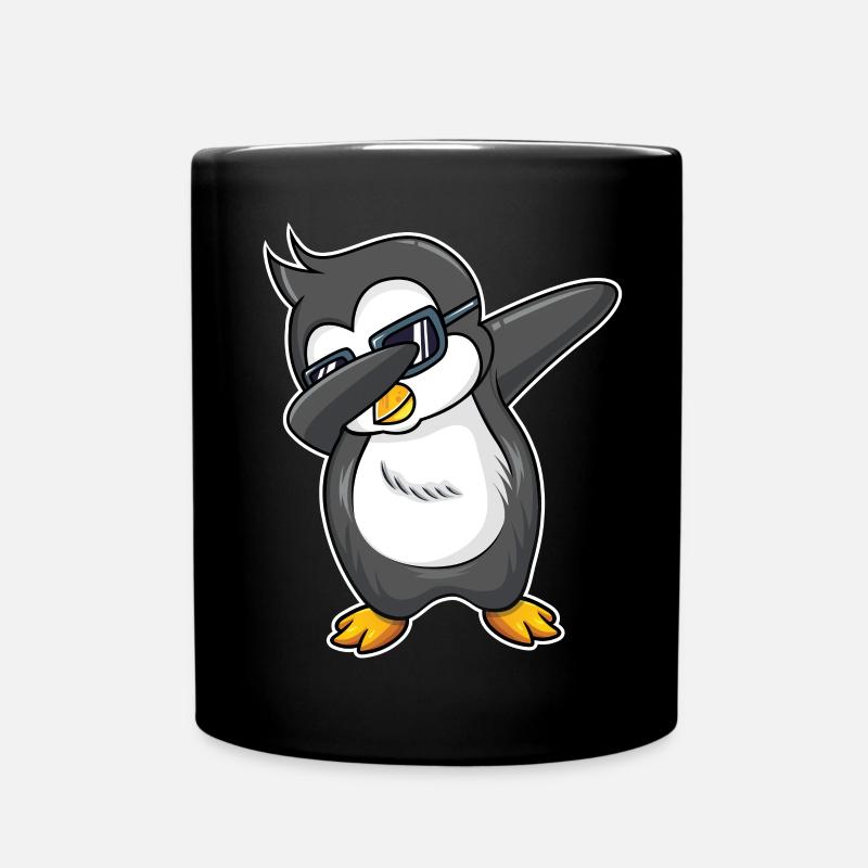 Pinguin - Tasse einfarbig - Schwarz