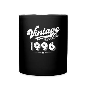 Millésime depuis Septembre 1996 Cadeau d’anniversaire - Mug uni - noir - Devant