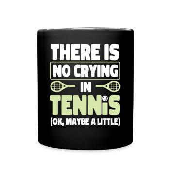 Funny Tennis Player Racket There - Full Colour Mug - black - Front