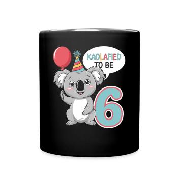 Koalafied Aura 6 - 6ème Anniversaire Koala - Mug uni - noir - Devant