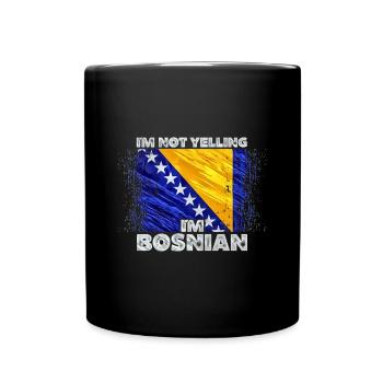 Bosnia and Herzegovina - Full Colour Mug - black - Front