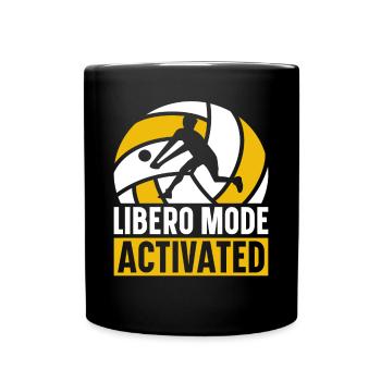 Volley-ball Libero - Mug uni - noir - Devant