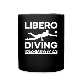 Volley-ball Libero - Mug uni - noir - Devant