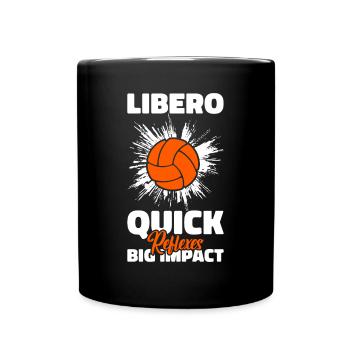 Volley-ball Libero - Mug uni - noir - Devant