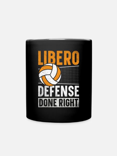 Volleyball Libero - Full Colour Mug - black