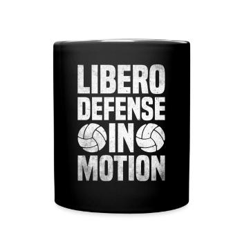 Volley-ball Libero - Mug uni - noir - Devant
