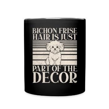 Bichon Frise Gifts - Full Colour Mug - black - Front
