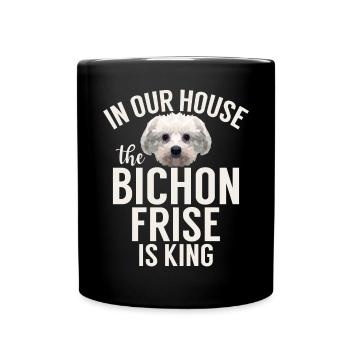 Bichon Frise Gifts - Full Colour Mug - black - Front