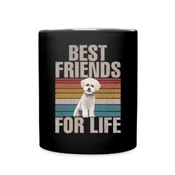 Bichon Frise Gifts - Full Colour Mug - black - Front