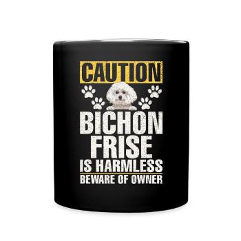 Bichon Frise Gifts - Full Colour Mug - black - Front