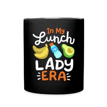 Mittagessen Schule Cafeteria Mitarbeiter - Tasse einfarbig - Schwarz - Vorne