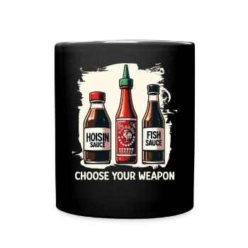 Funny Pho Sauces - Full Colour Mug - black - Front