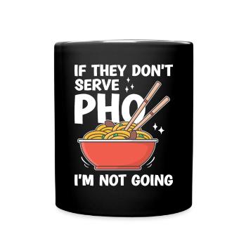 Funny Pho Soup Noodles Lover - Full Colour Mug - black - Front