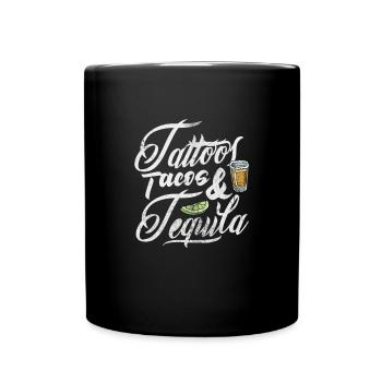 Tequila - Tasse einfarbig - Schwarz - Vorne