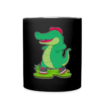 Patins en ligne Crocodile Patins en ligne - Mug uni - noir - Devant