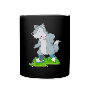 Patins en ligne Wolf Patins en ligne - Mug uni - noir - Devant